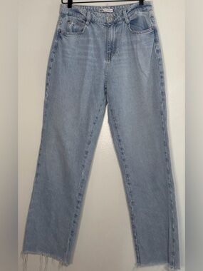 Zara Light Blue Straight Leg Jeans
